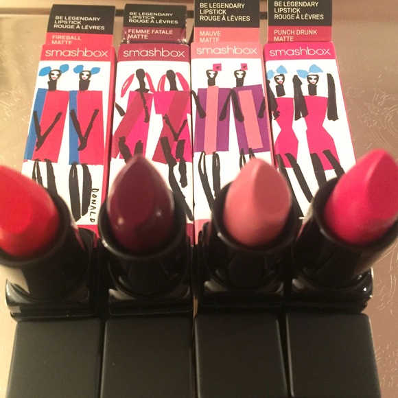 4 NEW Special Edition Smashbox Donald Lipsticks