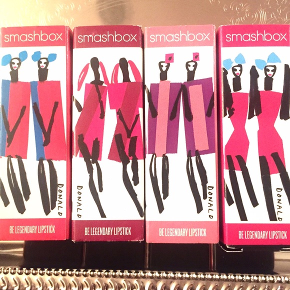 4 NEW Special Edition Smashbox Donald Lipsticks