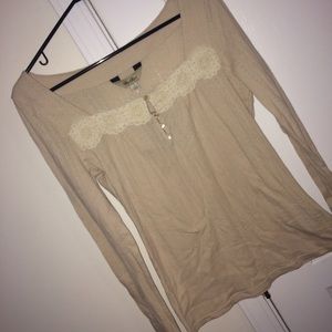 Anthropologie long sleeve shirt