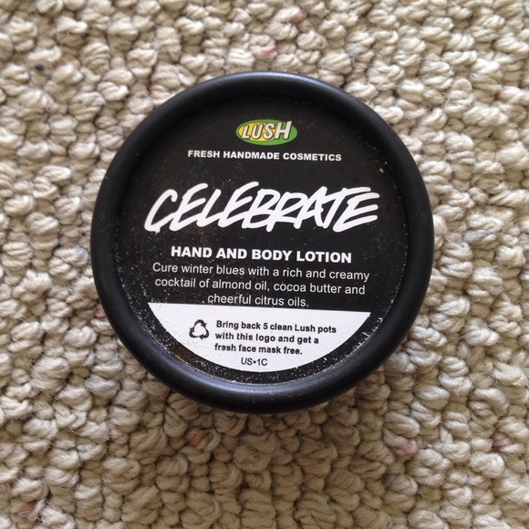 LUSH celebrate lotion