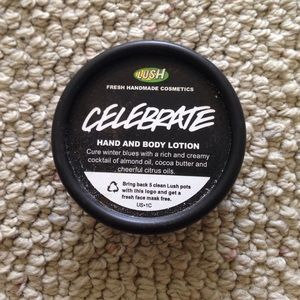 LUSH celebrate lotion