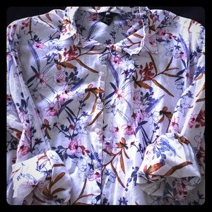 👠 Funky Floral Button Up 👠