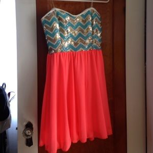 Pink lily boutique dress