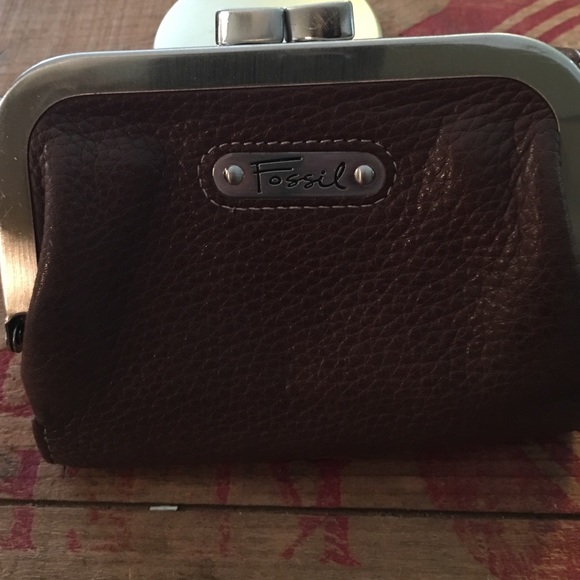 Fossil leather wallet