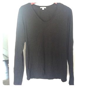 James Perse Black Long Sleeved Tee 3