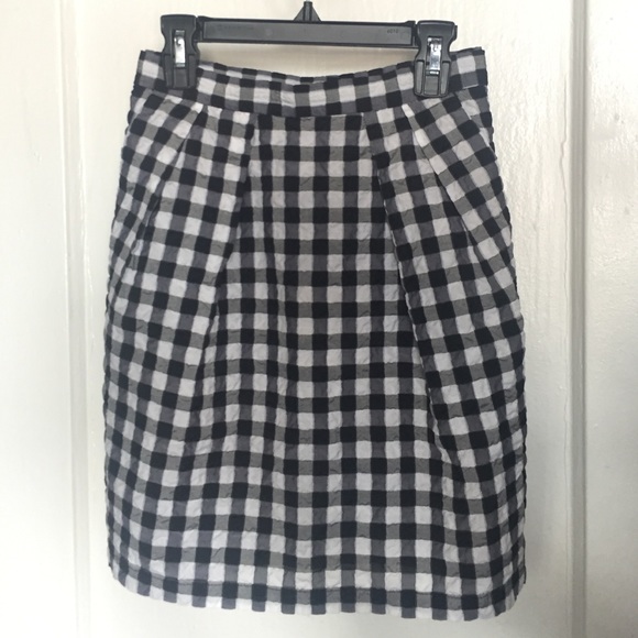 Nanette Lepore Gingham Skirt 4