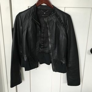 BCBG Maxazria leather jacket