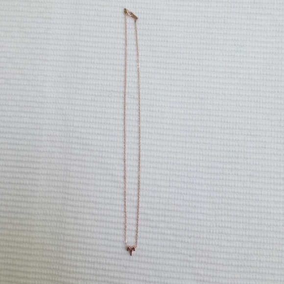 Rose Gold Aries Necklace