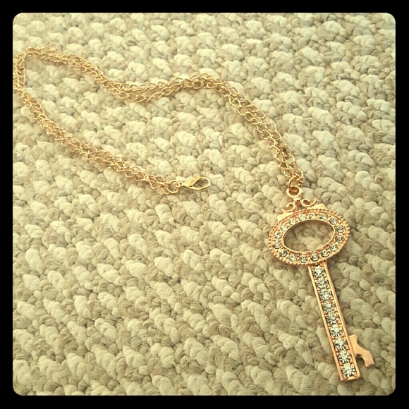 Rose Gold Key Necklace