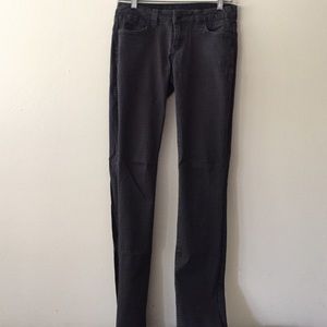 Black and dark grey print pants