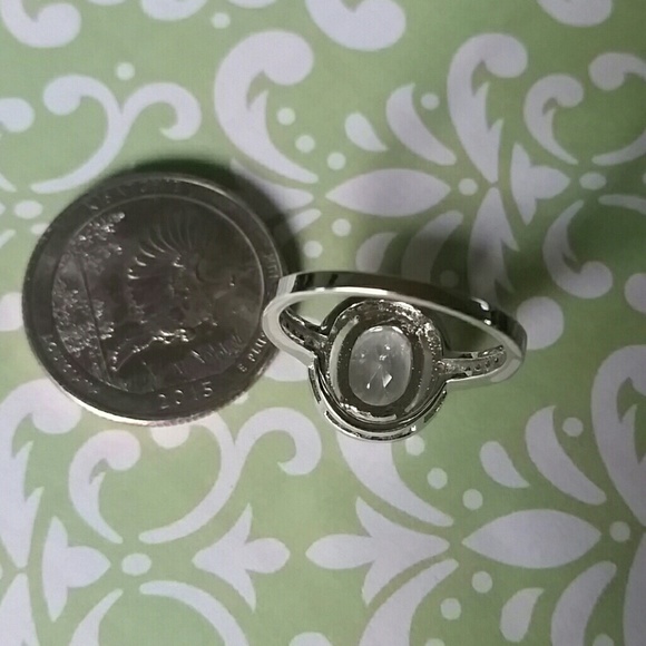 4 ctw carat Oval Simulated Diamond Ring size 6&7 - Picture 4 of 4