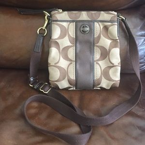 Brown Coach Crossbody