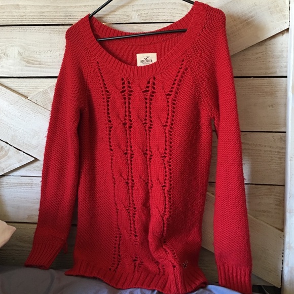 Hollister Red Sweater