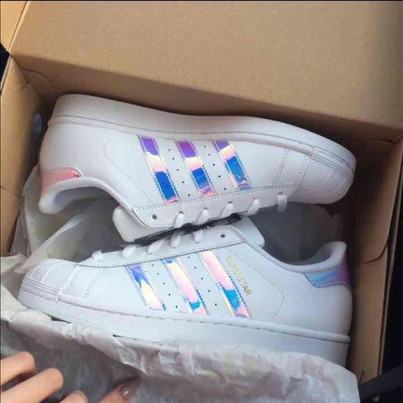 Holographic adidas superstar RARE