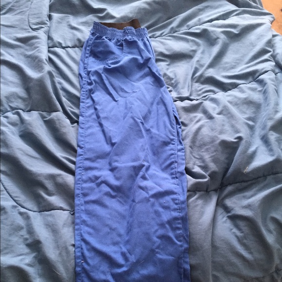 Size small royal blue scrub pants