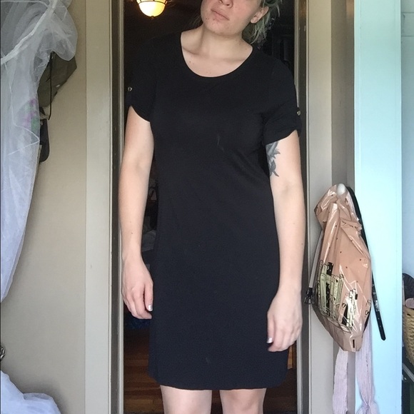 Calvin Klein black jersey dress - no size