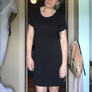 Calvin Klein black jersey dress - no size