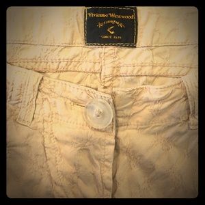 Vivienne Westwood low rise pintuck bootcut pants