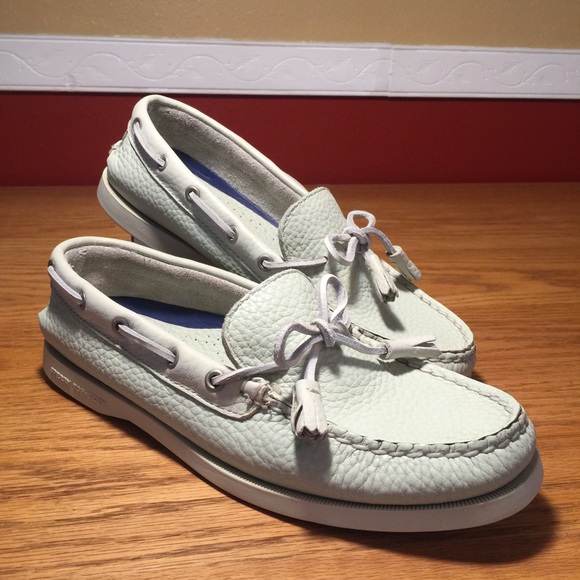 LN Sperry TopSider ALL LEATHER in Mint! SZ 8.5