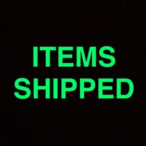Purchases on 8/17 and today b4 noon are shipped