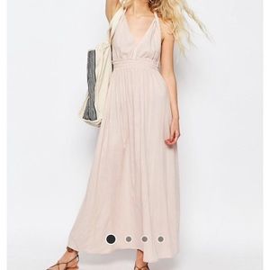 ASOS blush pink maxi
