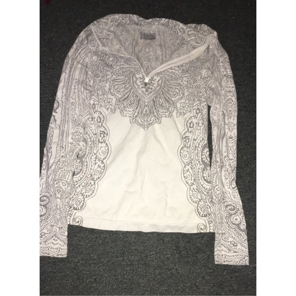 athlete stretchy half zip sweatshirt