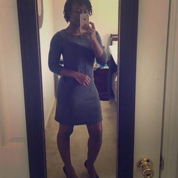 ****SOLD**** Grey sweater dress