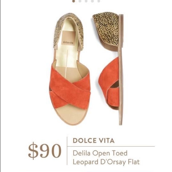 EUC Dolce Vita Leopard Print Flat