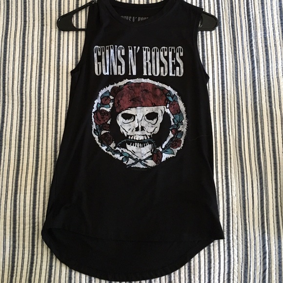 Guns N Roses Black Tank Top