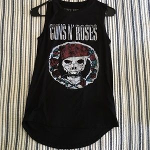 Guns N Roses Black Tank Top