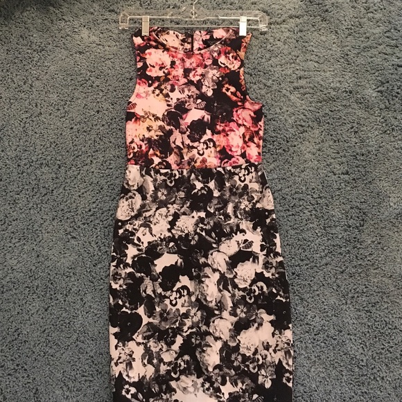 Topshop Floral Mini Dress