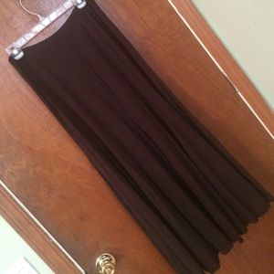 Karen Kane brown maxi skirt.