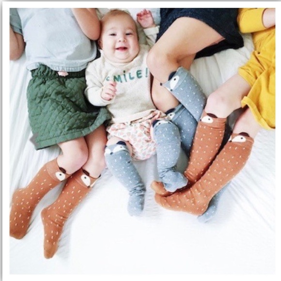 Set of TWO PAIR Toddler Fox Socks - Picture 3 of 4