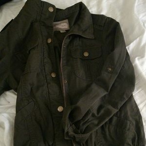 Dark green edgy jacket