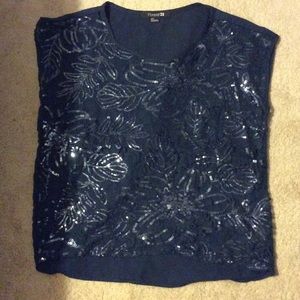 Dark blue forever21 top