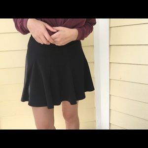 Nordstrom Lush black skater skirt
