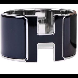 Hermes Clic Clac Cuff Bangle Bracelet.