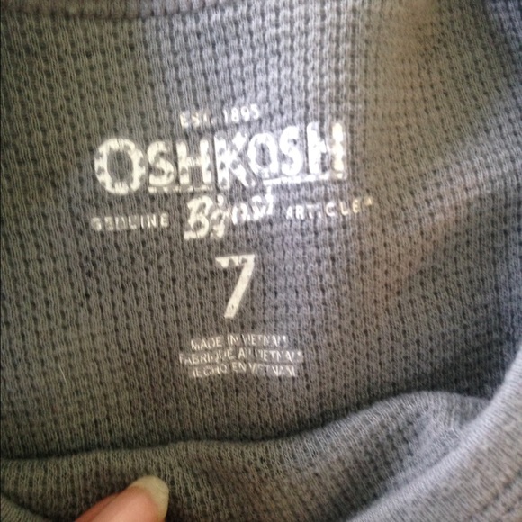 Oshkosh gray camo thermal for boy - Picture 2 of 3