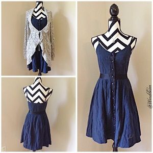 Moulinette Soeurs Navy Classic Perfect Fit Dress