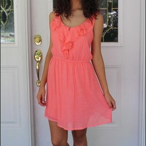Coral dress