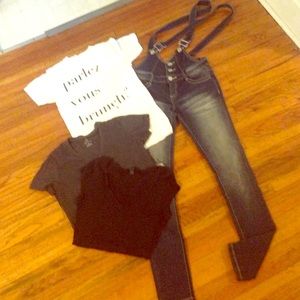 🎉🎉Overalls and T-shirt bundle!