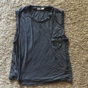 MNG grey I love you pocket top