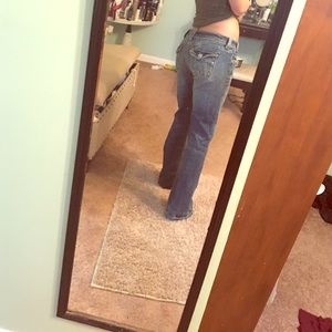 MEK jeans. Flare leg. Sz 28. 34 length