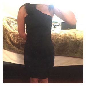 Black One Shoulder Dress