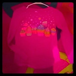 Long sleeve cupcake shirt