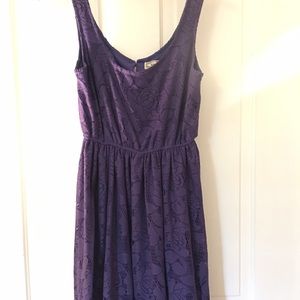 PacSun Kirra Lace Sundress, deep lavender