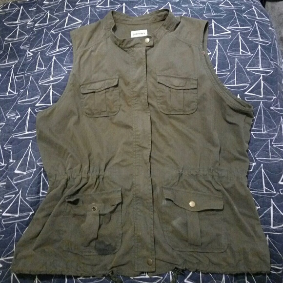 Women's Old Navy Military Cargo Vest XXL