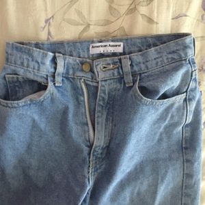American Apparel Size 25 Mom Jeans.