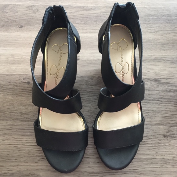 NEW: Jessica Simpson Black Wedges
