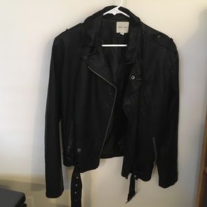 Brand new faux leather jacket